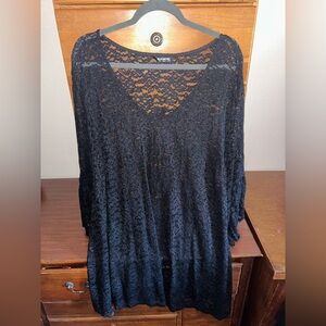 Elegant Black Lace Top